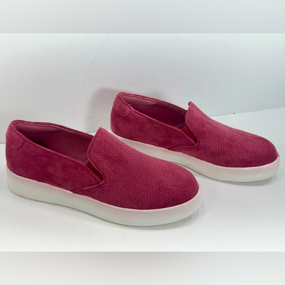 NWOT - Matisse Slip-On Faux Suede Sneakers - Size 8M - Rose